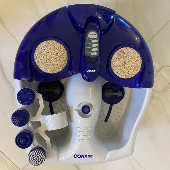 Conair Body Benefits Ultra Massaging Foot Spa w/ 5 Attachments & Remote Control